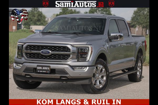 Ford USA F-150 PLATINUM | MASSAGE | PANO | GROOTSCHERM | COMFORT STOELEN | ADAPTIVE CRUISE | DC | DUBBELE CABINE | FACELIFT MODEL | GROOT SCHERM | 5 PERSOONS | DC | DASH CAM | MASSAGE | | De specialist in Amerikaanse pick‑ups in Nederland en Europa.