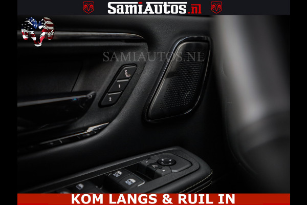 Dodge Ram Limited Night High Output 540HP 706Nm | Massage + Full Option | De Meest Luxe en Volle Pick-Up in zijn Klasse | Comfortabele Dubbele Cabine met Royale 5 Zitplaatsen | BPM vrij | Nu Leverbaar uit Voorraad | Voorraad Nr 2335 - 5153 | De specialist in Amerikaanse pick‑ups in Nederland en Europa.