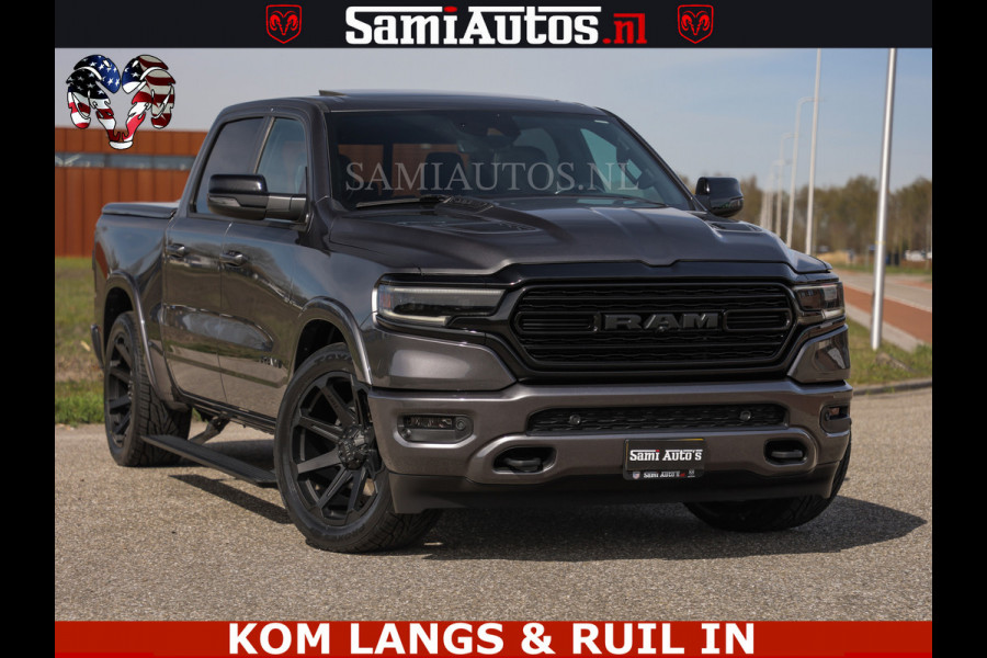 Dodge Ram LIMITED | 5.7 V8 HEMI 402PK | TUFF WIELEN | MEEST VOLLE LIMITED | PRACHTIGE KLEUR GRANITE CRYSTAL PEARL | CREW CAB | DUBBELE CABINE DC 5 PERSOONS | CREW CAB 5 PERSOONS | DUBBELE CABINE DC | MEEST ROYALE EN COMFORTABELE BEDRIJFSAUTO | HEAD-UP | LUCHTVERING | RONDOM CAMERA | MWK KLEP | PANORAMA DAK | | De specialist in Amerikaanse pick‑ups in Nederland en Europa.