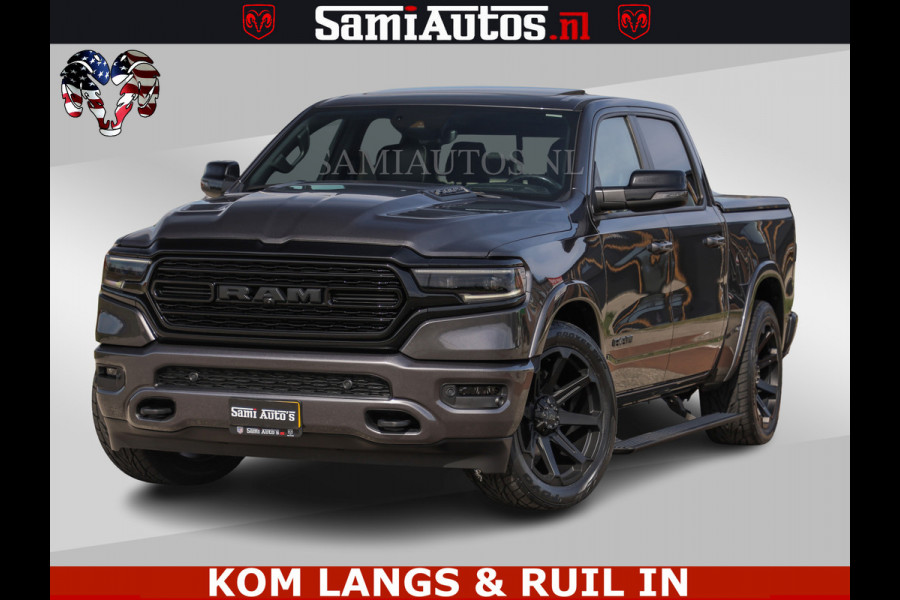 Dodge Ram LIMITED | 5.7 V8 HEMI 402PK | TUFF WIELEN | MEEST VOLLE LIMITED | PRACHTIGE KLEUR GRANITE CRYSTAL PEARL | CREW CAB | DUBBELE CABINE DC 5 PERSOONS | CREW CAB 5 PERSOONS | DUBBELE CABINE DC | MEEST ROYALE EN COMFORTABELE BEDRIJFSAUTO | HEAD-UP | LUCHTVERING | RONDOM CAMERA | MWK KLEP | PANORAMA DAK | | De specialist in Amerikaanse pick‑ups in Nederland en Europa.