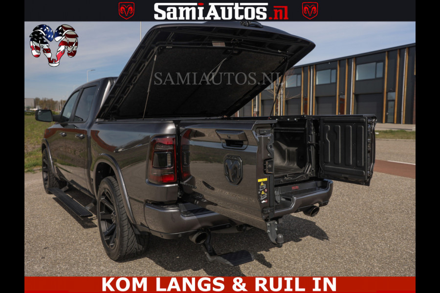 Dodge Ram LIMITED | 5.7 V8 HEMI 402PK | TUFF WIELEN | MEEST VOLLE LIMITED | PRACHTIGE KLEUR GRANITE CRYSTAL PEARL | CREW CAB | DUBBELE CABINE DC 5 PERSOONS | CREW CAB 5 PERSOONS | DUBBELE CABINE DC | MEEST ROYALE EN COMFORTABELE BEDRIJFSAUTO | HEAD-UP | LUCHTVERING | RONDOM CAMERA | MWK KLEP | PANORAMA DAK | | De specialist in Amerikaanse pick‑ups in Nederland en Europa.