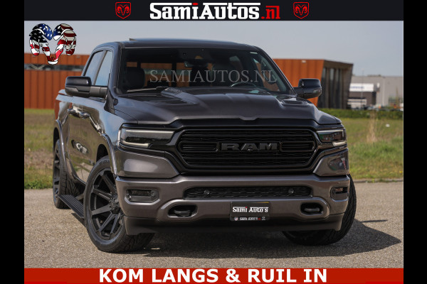 Dodge Ram LIMITED | 5.7 V8 HEMI 402PK | TUFF WIELEN | MEEST VOLLE LIMITED | PRACHTIGE KLEUR GRANITE CRYSTAL PEARL | CREW CAB | DUBBELE CABINE DC 5 PERSOONS | CREW CAB 5 PERSOONS | DUBBELE CABINE DC | MEEST ROYALE EN COMFORTABELE BEDRIJFSAUTO | HEAD-UP | LUCHTVERING | RONDOM CAMERA | MWK KLEP | PANORAMA DAK | | De specialist in Amerikaanse pick‑ups in Nederland en Europa.