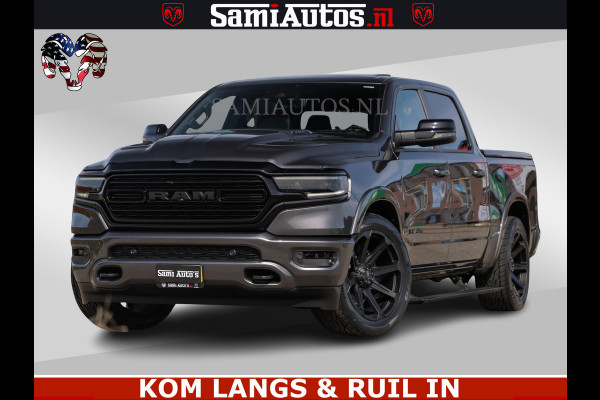 Dodge Ram LIMITED | 5.7 V8 HEMI 402PK | TUFF WIELEN | MEEST VOLLE LIMITED | PRACHTIGE KLEUR GRANITE CRYSTAL PEARL | CREW CAB | DUBBELE CABINE DC 5 PERSOONS | CREW CAB 5 PERSOONS | DUBBELE CABINE DC | MEEST ROYALE EN COMFORTABELE BEDRIJFSAUTO | HEAD-UP | LUCHTVERING | RONDOM CAMERA | MWK KLEP | PANORAMA DAK | | De specialist in Amerikaanse pick‑ups in Nederland en Europa.