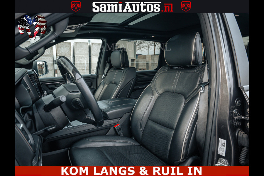 Dodge Ram LIMITED | 5.7 V8 HEMI 402PK | TUFF WIELEN | MEEST VOLLE LIMITED | PRACHTIGE KLEUR GRANITE CRYSTAL PEARL | CREW CAB | DUBBELE CABINE DC 5 PERSOONS | CREW CAB 5 PERSOONS | DUBBELE CABINE DC | MEEST ROYALE EN COMFORTABELE BEDRIJFSAUTO | HEAD-UP | LUCHTVERING | RONDOM CAMERA | MWK KLEP | PANORAMA DAK | | De specialist in Amerikaanse pick‑ups in Nederland en Europa.