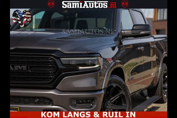 Dodge Ram LIMITED | 5.7 V8 HEMI 402PK | TUFF WIELEN | MEEST VOLLE LIMITED | PRACHTIGE KLEUR GRANITE CRYSTAL PEARL | CREW CAB | DUBBELE CABINE DC 5 PERSOONS | CREW CAB 5 PERSOONS | DUBBELE CABINE DC | MEEST ROYALE EN COMFORTABELE BEDRIJFSAUTO | HEAD-UP | LUCHTVERING | RONDOM CAMERA | MWK KLEP | PANORAMA DAK | | De specialist in Amerikaanse pick‑ups in Nederland en Europa.