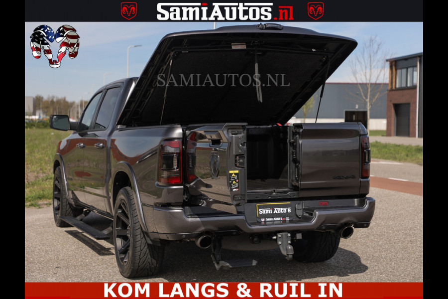 Dodge Ram LIMITED | 5.7 V8 HEMI 402PK | TUFF WIELEN | MEEST VOLLE LIMITED | PRACHTIGE KLEUR GRANITE CRYSTAL PEARL | CREW CAB | DUBBELE CABINE DC 5 PERSOONS | CREW CAB 5 PERSOONS | DUBBELE CABINE DC | MEEST ROYALE EN COMFORTABELE BEDRIJFSAUTO | HEAD-UP | LUCHTVERING | RONDOM CAMERA | MWK KLEP | PANORAMA DAK | | De specialist in Amerikaanse pick‑ups in Nederland en Europa.