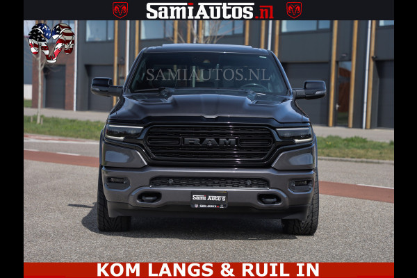 Dodge Ram LIMITED | 5.7 V8 HEMI 402PK | TUFF WIELEN | MEEST VOLLE LIMITED | PRACHTIGE KLEUR GRANITE CRYSTAL PEARL | CREW CAB | DUBBELE CABINE DC 5 PERSOONS | CREW CAB 5 PERSOONS | DUBBELE CABINE DC | MEEST ROYALE EN COMFORTABELE BEDRIJFSAUTO | HEAD-UP | LUCHTVERING | RONDOM CAMERA | MWK KLEP | PANORAMA DAK | | De specialist in Amerikaanse pick‑ups in Nederland en Europa.