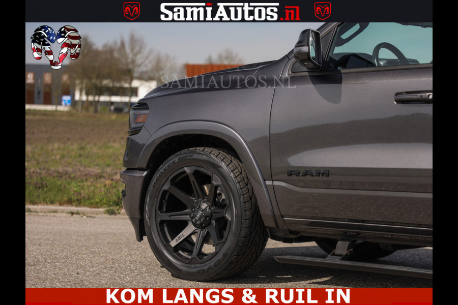 Dodge Ram LIMITED | 5.7 V8 HEMI 402PK | TUFF WIELEN | MEEST VOLLE LIMITED | PRACHTIGE KLEUR GRANITE CRYSTAL PEARL | CREW CAB | DUBBELE CABINE DC 5 PERSOONS | CREW CAB 5 PERSOONS | DUBBELE CABINE DC | MEEST ROYALE EN COMFORTABELE BEDRIJFSAUTO | HEAD-UP | LUCHTVERING | RONDOM CAMERA | MWK KLEP | PANORAMA DAK | | De specialist in Amerikaanse pick‑ups in Nederland en Europa.