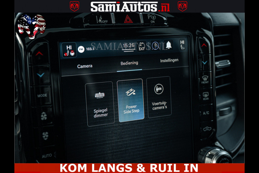 Dodge Ram LIMITED | 5.7 V8 HEMI 402PK | TUFF WIELEN | MEEST VOLLE LIMITED | PRACHTIGE KLEUR GRANITE CRYSTAL PEARL | CREW CAB | DUBBELE CABINE DC 5 PERSOONS | CREW CAB 5 PERSOONS | DUBBELE CABINE DC | MEEST ROYALE EN COMFORTABELE BEDRIJFSAUTO | HEAD-UP | LUCHTVERING | RONDOM CAMERA | MWK KLEP | PANORAMA DAK | | De specialist in Amerikaanse pick‑ups in Nederland en Europa.