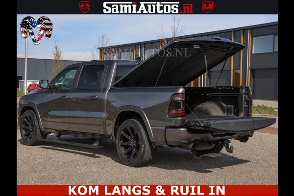 Dodge Ram LIMITED | 5.7 V8 HEMI 402PK | TUFF WIELEN | MEEST VOLLE LIMITED | PRACHTIGE KLEUR GRANITE CRYSTAL PEARL | CREW CAB | DUBBELE CABINE DC 5 PERSOONS | CREW CAB 5 PERSOONS | DUBBELE CABINE DC | MEEST ROYALE EN COMFORTABELE BEDRIJFSAUTO | HEAD-UP | LUCHTVERING | RONDOM CAMERA | MWK KLEP | PANORAMA DAK | | De specialist in Amerikaanse pick‑ups in Nederland en Europa.