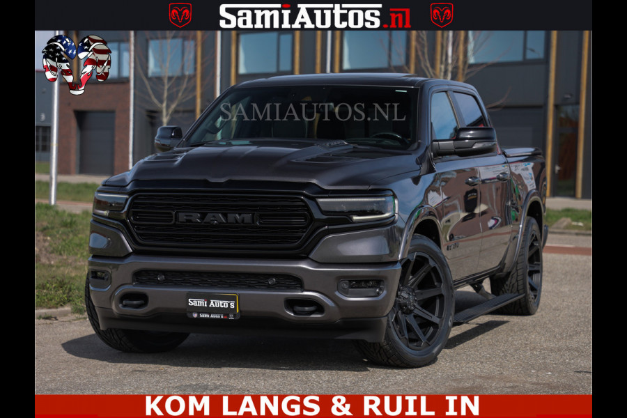 Dodge Ram LIMITED | 5.7 V8 HEMI 402PK | TUFF WIELEN | MEEST VOLLE LIMITED | PRACHTIGE KLEUR GRANITE CRYSTAL PEARL | CREW CAB | DUBBELE CABINE DC 5 PERSOONS | CREW CAB 5 PERSOONS | DUBBELE CABINE DC | MEEST ROYALE EN COMFORTABELE BEDRIJFSAUTO | HEAD-UP | LUCHTVERING | RONDOM CAMERA | MWK KLEP | PANORAMA DAK | | De specialist in Amerikaanse pick‑ups in Nederland en Europa.