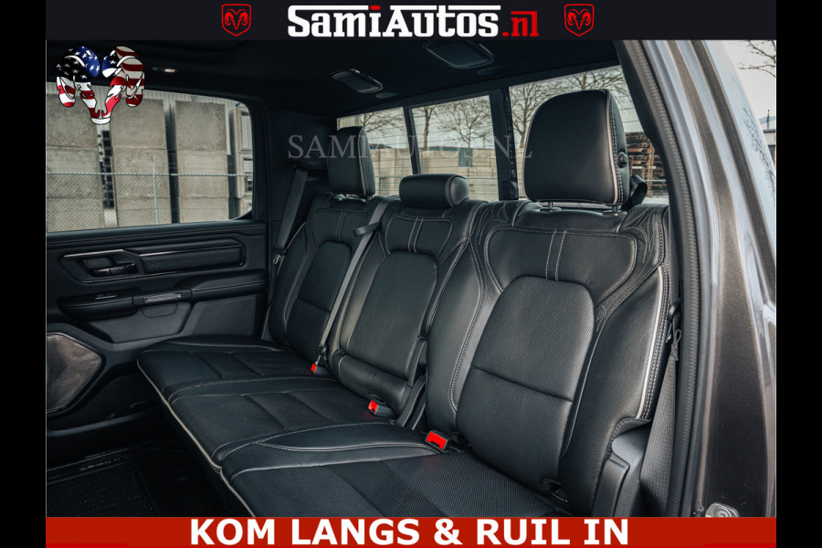 Dodge Ram LIMITED | 5.7 V8 HEMI 402PK | TUFF WIELEN | MEEST VOLLE LIMITED | PRACHTIGE KLEUR GRANITE CRYSTAL PEARL | CREW CAB | DUBBELE CABINE DC 5 PERSOONS | CREW CAB 5 PERSOONS | DUBBELE CABINE DC | MEEST ROYALE EN COMFORTABELE BEDRIJFSAUTO | HEAD-UP | LUCHTVERING | RONDOM CAMERA | MWK KLEP | PANORAMA DAK | | De specialist in Amerikaanse pick‑ups in Nederland en Europa.