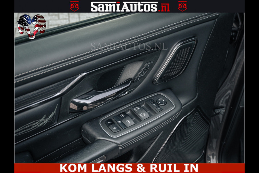 Dodge Ram LIMITED | 5.7 V8 HEMI 402PK | TUFF WIELEN | MEEST VOLLE LIMITED | PRACHTIGE KLEUR GRANITE CRYSTAL PEARL | CREW CAB | DUBBELE CABINE DC 5 PERSOONS | CREW CAB 5 PERSOONS | DUBBELE CABINE DC | MEEST ROYALE EN COMFORTABELE BEDRIJFSAUTO | HEAD-UP | LUCHTVERING | RONDOM CAMERA | MWK KLEP | PANORAMA DAK | | De specialist in Amerikaanse pick‑ups in Nederland en Europa.