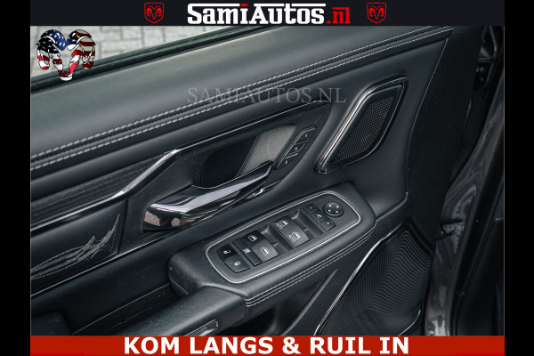 Dodge Ram LIMITED | 5.7 V8 HEMI 402PK | TUFF WIELEN | MEEST VOLLE LIMITED | PRACHTIGE KLEUR GRANITE CRYSTAL PEARL | CREW CAB | DUBBELE CABINE DC 5 PERSOONS | CREW CAB 5 PERSOONS | DUBBELE CABINE DC | MEEST ROYALE EN COMFORTABELE BEDRIJFSAUTO | HEAD-UP | LUCHTVERING | RONDOM CAMERA | MWK KLEP | PANORAMA DAK | | De specialist in Amerikaanse pick‑ups in Nederland en Europa.
