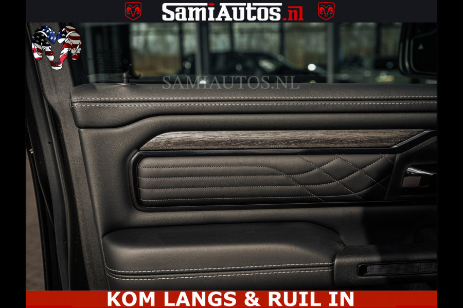 Dodge Ram HULK | Limited Night H.O 540HP 706Nm | Massage + Full Option | De Meest Luxe en Volle Pick-Up in zijn Klasse | Hulk Pack is meer Comfortabele Dubbele Cabine met Royale 5 Zitplaatsen | BPM vrij | Nu Leverbaar uit Voorraad | Voorraad Nr 2357 - 5182 | De specialist in Amerikaanse pick‑ups in Nederland en Europa.