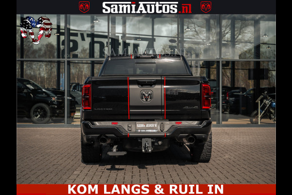 Dodge Ram HULK | Limited Night H.O 540HP 706Nm | Massage + Full Option | De Meest Luxe en Volle Pick-Up in zijn Klasse | Hulk Pack is meer Comfortabele Dubbele Cabine met Royale 5 Zitplaatsen | BPM vrij | Nu Leverbaar uit Voorraad | Voorraad Nr 2357 - 5182 | De specialist in Amerikaanse pick‑ups in Nederland en Europa.