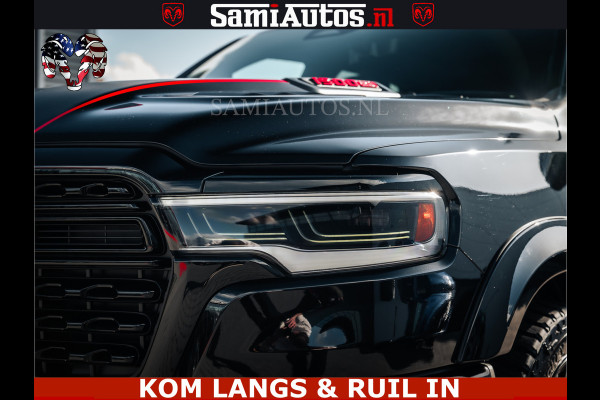 Dodge Ram HULK | Limited Night H.O 540HP 706Nm | Massage + Full Option | De Meest Luxe en Volle Pick-Up in zijn Klasse | Hulk Pack is meer Comfortabele Dubbele Cabine met Royale 5 Zitplaatsen | BPM vrij | Nu Leverbaar uit Voorraad | Voorraad Nr 2357 - 5182 | De specialist in Amerikaanse pick‑ups in Nederland en Europa.