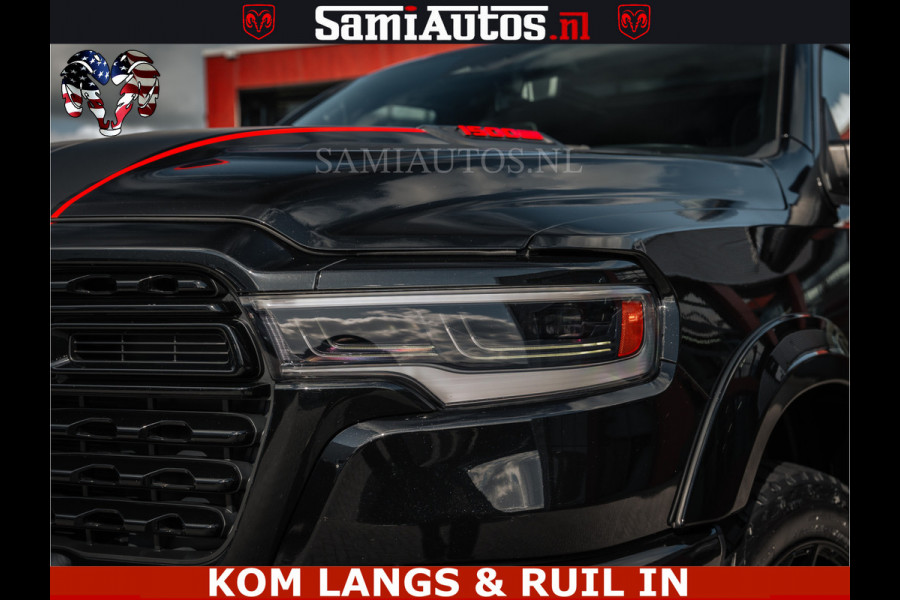 Dodge Ram HULK | Limited Night H.O 540HP 706Nm | Massage + Full Option | De Meest Luxe en Volle Pick-Up in zijn Klasse | Hulk Pack is meer Comfortabele Dubbele Cabine met Royale 5 Zitplaatsen | BPM vrij | Nu Leverbaar uit Voorraad | Voorraad Nr 2357 - 5182 | De specialist in Amerikaanse pick‑ups in Nederland en Europa.