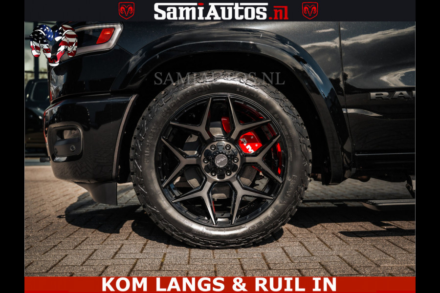 Dodge Ram HULK | Limited Night H.O 540HP 706Nm | Massage + Full Option | De Meest Luxe en Volle Pick-Up in zijn Klasse | Hulk Pack is meer Comfortabele Dubbele Cabine met Royale 5 Zitplaatsen | BPM vrij | Nu Leverbaar uit Voorraad | Voorraad Nr 2357 - 5182 | De specialist in Amerikaanse pick‑ups in Nederland en Europa.