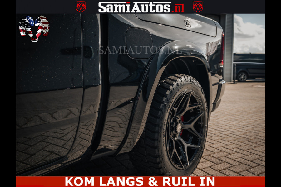 Dodge Ram HULK | Limited Night H.O 540HP 706Nm | Massage + Full Option | De Meest Luxe en Volle Pick-Up in zijn Klasse | Hulk Pack is meer Comfortabele Dubbele Cabine met Royale 5 Zitplaatsen | BPM vrij | Nu Leverbaar uit Voorraad | Voorraad Nr 2357 - 5182 | De specialist in Amerikaanse pick‑ups in Nederland en Europa.