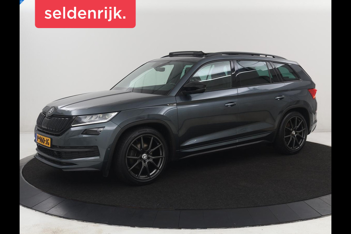 Škoda Kodiaq 1.5 TSI Sportline Business 7p. | Panoramadak | 360 Camera | Carplay | Trekhaak | Navigatie | Climate control | DAB+ | Adaptive cruise | Stoel & stuurwielverwarming | Side assist