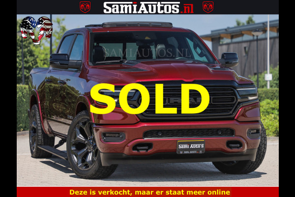 Dodge Ram DELMONICO | LIMITED NIGHT 5.7 V8 | BOM VOL | HUD | LUCHTVERING | MEEST LUXE DUBBELE CABINE | 5 PERSOONS | ROYALE STOELEN MET LUXE BEKLEDING | DC | GRIJSKENTEKEN | Z.G.A.N | EERSTE EIGENAAR | ORIGINELE NEDERLANDSE AUTO | | De specialist in Amerikaanse pick‑ups in Nederland en Europa.
