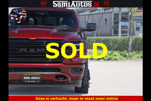 Dodge Ram DELMONICO | LIMITED NIGHT 5.7 V8 | BOM VOL | HUD | LUCHTVERING | MEEST LUXE DUBBELE CABINE | 5 PERSOONS | ROYALE STOELEN MET LUXE BEKLEDING | DC | GRIJSKENTEKEN | Z.G.A.N | EERSTE EIGENAAR | ORIGINELE NEDERLANDSE AUTO | | De specialist in Amerikaanse pick‑ups in Nederland en Europa.