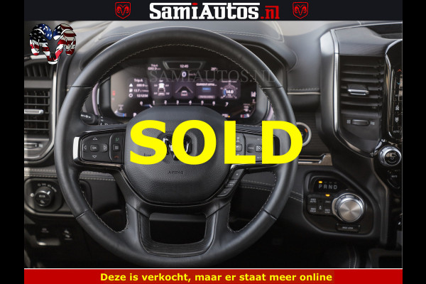 Dodge Ram DELMONICO | LIMITED NIGHT 5.7 V8 | BOM VOL | HUD | LUCHTVERING | MEEST LUXE DUBBELE CABINE | 5 PERSOONS | ROYALE STOELEN MET LUXE BEKLEDING | DC | GRIJSKENTEKEN | Z.G.A.N | EERSTE EIGENAAR | ORIGINELE NEDERLANDSE AUTO | | De specialist in Amerikaanse pick‑ups in Nederland en Europa.