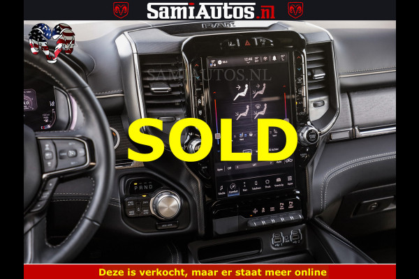 Dodge Ram DELMONICO | LIMITED NIGHT 5.7 V8 | BOM VOL | HUD | LUCHTVERING | MEEST LUXE DUBBELE CABINE | 5 PERSOONS | ROYALE STOELEN MET LUXE BEKLEDING | DC | GRIJSKENTEKEN | Z.G.A.N | EERSTE EIGENAAR | ORIGINELE NEDERLANDSE AUTO | | De specialist in Amerikaanse pick‑ups in Nederland en Europa.