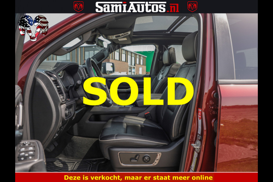 Dodge Ram DELMONICO | LIMITED NIGHT 5.7 V8 | BOM VOL | HUD | LUCHTVERING | MEEST LUXE DUBBELE CABINE | 5 PERSOONS | ROYALE STOELEN MET LUXE BEKLEDING | DC | GRIJSKENTEKEN | Z.G.A.N | EERSTE EIGENAAR | ORIGINELE NEDERLANDSE AUTO | | De specialist in Amerikaanse pick‑ups in Nederland en Europa.