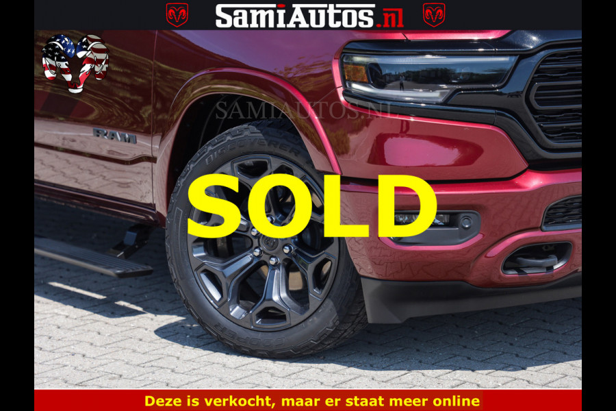 Dodge Ram DELMONICO | LIMITED NIGHT 5.7 V8 | BOM VOL | HUD | LUCHTVERING | MEEST LUXE DUBBELE CABINE | 5 PERSOONS | ROYALE STOELEN MET LUXE BEKLEDING | DC | GRIJSKENTEKEN | Z.G.A.N | EERSTE EIGENAAR | ORIGINELE NEDERLANDSE AUTO | | De specialist in Amerikaanse pick‑ups in Nederland en Europa.