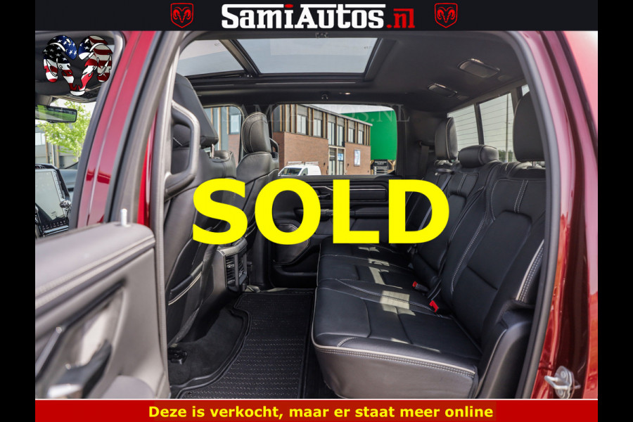 Dodge Ram DELMONICO | LIMITED NIGHT 5.7 V8 | BOM VOL | HUD | LUCHTVERING | MEEST LUXE DUBBELE CABINE | 5 PERSOONS | ROYALE STOELEN MET LUXE BEKLEDING | DC | GRIJSKENTEKEN | Z.G.A.N | EERSTE EIGENAAR | ORIGINELE NEDERLANDSE AUTO | | De specialist in Amerikaanse pick‑ups in Nederland en Europa.