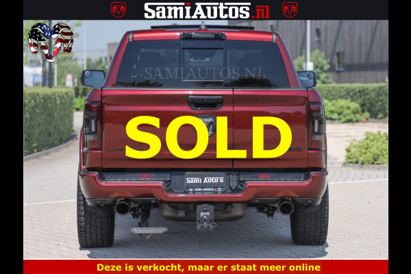 Dodge Ram DELMONICO | LIMITED NIGHT 5.7 V8 | BOM VOL | HUD | LUCHTVERING | MEEST LUXE DUBBELE CABINE | 5 PERSOONS | ROYALE STOELEN MET LUXE BEKLEDING | DC | GRIJSKENTEKEN | Z.G.A.N | EERSTE EIGENAAR | ORIGINELE NEDERLANDSE AUTO | | De specialist in Amerikaanse pick‑ups in Nederland en Europa.