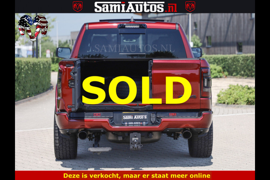 Dodge Ram DELMONICO | LIMITED NIGHT 5.7 V8 | BOM VOL | HUD | LUCHTVERING | MEEST LUXE DUBBELE CABINE | 5 PERSOONS | ROYALE STOELEN MET LUXE BEKLEDING | DC | GRIJSKENTEKEN | Z.G.A.N | EERSTE EIGENAAR | ORIGINELE NEDERLANDSE AUTO | | De specialist in Amerikaanse pick‑ups in Nederland en Europa.