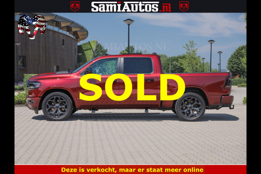 Dodge Ram DELMONICO | LIMITED NIGHT 5.7 V8 | BOM VOL | HUD | LUCHTVERING | MEEST LUXE DUBBELE CABINE | 5 PERSOONS | ROYALE STOELEN MET LUXE BEKLEDING | DC | GRIJSKENTEKEN | Z.G.A.N | EERSTE EIGENAAR | ORIGINELE NEDERLANDSE AUTO | | De specialist in Amerikaanse pick‑ups in Nederland en Europa.