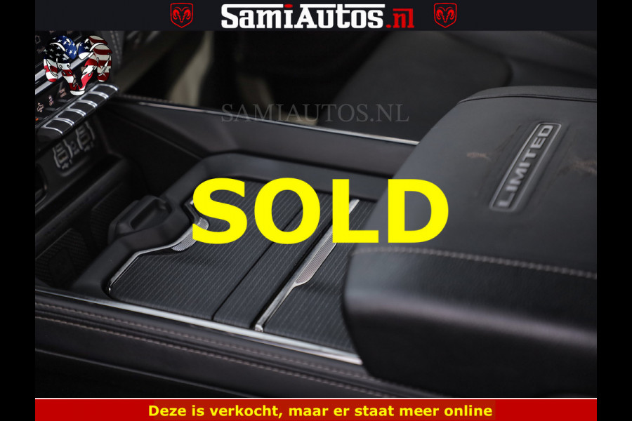 Dodge Ram DELMONICO | LIMITED NIGHT 5.7 V8 | BOM VOL | HUD | LUCHTVERING | MEEST LUXE DUBBELE CABINE | 5 PERSOONS | ROYALE STOELEN MET LUXE BEKLEDING | DC | GRIJSKENTEKEN | Z.G.A.N | EERSTE EIGENAAR | ORIGINELE NEDERLANDSE AUTO | | De specialist in Amerikaanse pick‑ups in Nederland en Europa.