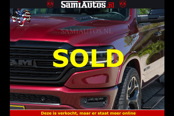 Dodge Ram DELMONICO | LIMITED NIGHT 5.7 V8 | BOM VOL | HUD | LUCHTVERING | MEEST LUXE DUBBELE CABINE | 5 PERSOONS | ROYALE STOELEN MET LUXE BEKLEDING | DC | GRIJSKENTEKEN | Z.G.A.N | EERSTE EIGENAAR | ORIGINELE NEDERLANDSE AUTO | | De specialist in Amerikaanse pick‑ups in Nederland en Europa.