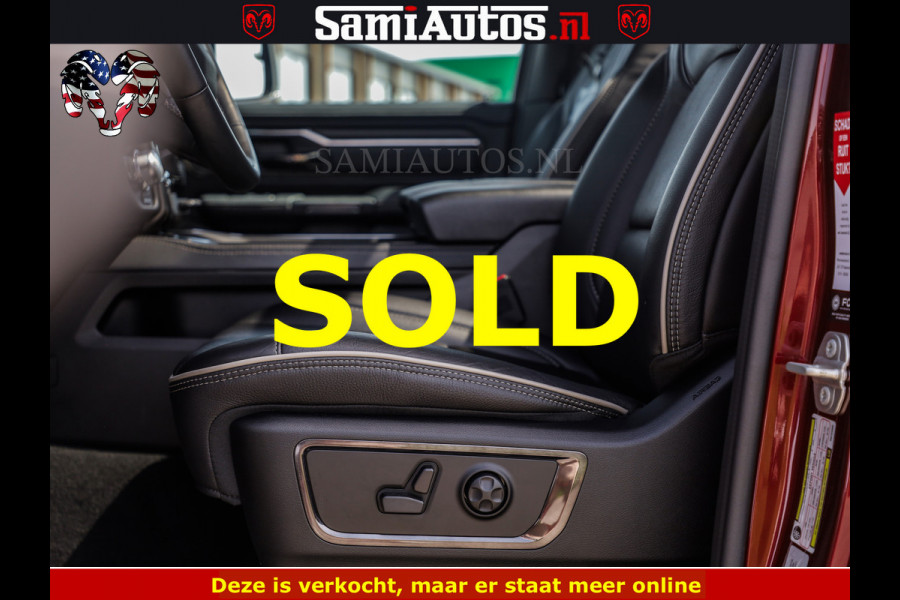 Dodge Ram DELMONICO | LIMITED NIGHT 5.7 V8 | BOM VOL | HUD | LUCHTVERING | MEEST LUXE DUBBELE CABINE | 5 PERSOONS | ROYALE STOELEN MET LUXE BEKLEDING | DC | GRIJSKENTEKEN | Z.G.A.N | EERSTE EIGENAAR | ORIGINELE NEDERLANDSE AUTO | | De specialist in Amerikaanse pick‑ups in Nederland en Europa.