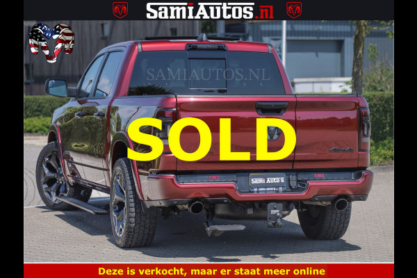 Dodge Ram DELMONICO | LIMITED NIGHT 5.7 V8 | BOM VOL | HUD | LUCHTVERING | MEEST LUXE DUBBELE CABINE | 5 PERSOONS | ROYALE STOELEN MET LUXE BEKLEDING | DC | GRIJSKENTEKEN | Z.G.A.N | EERSTE EIGENAAR | ORIGINELE NEDERLANDSE AUTO | | De specialist in Amerikaanse pick‑ups in Nederland en Europa.