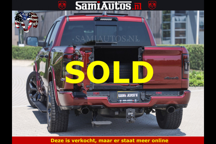 Dodge Ram DELMONICO | LIMITED NIGHT 5.7 V8 | BOM VOL | HUD | LUCHTVERING | MEEST LUXE DUBBELE CABINE | 5 PERSOONS | ROYALE STOELEN MET LUXE BEKLEDING | DC | GRIJSKENTEKEN | Z.G.A.N | EERSTE EIGENAAR | ORIGINELE NEDERLANDSE AUTO | | De specialist in Amerikaanse pick‑ups in Nederland en Europa.