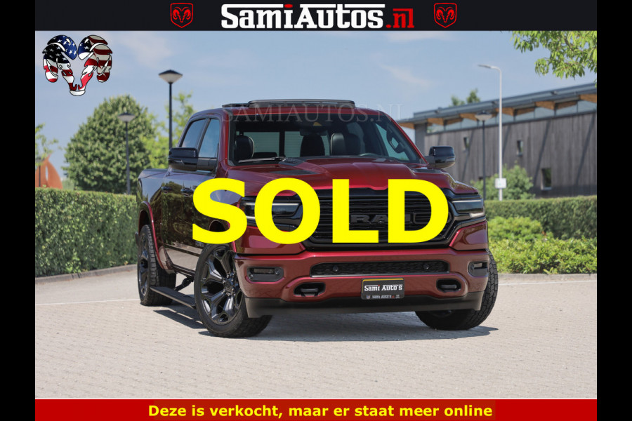 Dodge Ram DELMONICO | LIMITED NIGHT 5.7 V8 | BOM VOL | HUD | LUCHTVERING | MEEST LUXE DUBBELE CABINE | 5 PERSOONS | ROYALE STOELEN MET LUXE BEKLEDING | DC | GRIJSKENTEKEN | Z.G.A.N | EERSTE EIGENAAR | ORIGINELE NEDERLANDSE AUTO | | De specialist in Amerikaanse pick‑ups in Nederland en Europa.