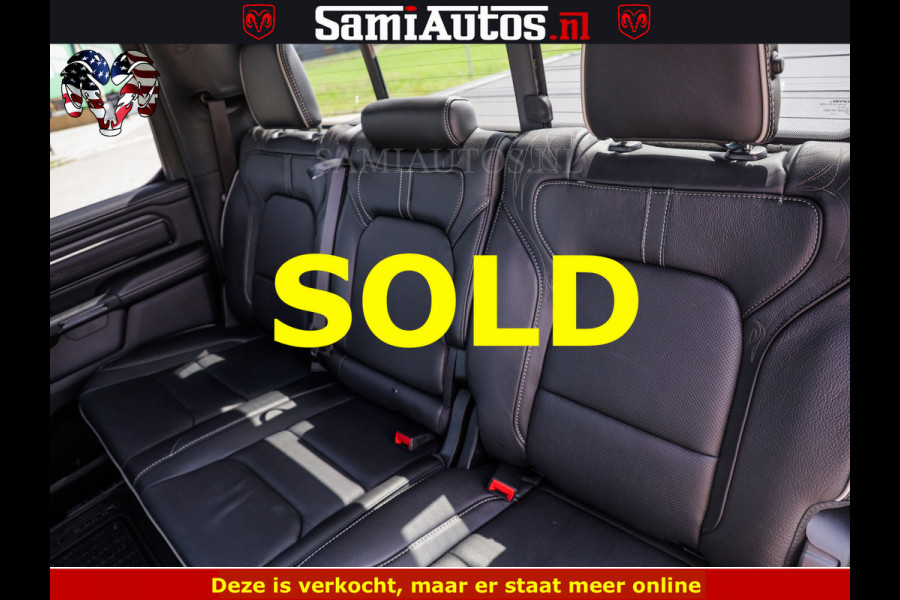 Dodge Ram DELMONICO | LIMITED NIGHT 5.7 V8 | BOM VOL | HUD | LUCHTVERING | MEEST LUXE DUBBELE CABINE | 5 PERSOONS | ROYALE STOELEN MET LUXE BEKLEDING | DC | GRIJSKENTEKEN | Z.G.A.N | EERSTE EIGENAAR | ORIGINELE NEDERLANDSE AUTO | | De specialist in Amerikaanse pick‑ups in Nederland en Europa.