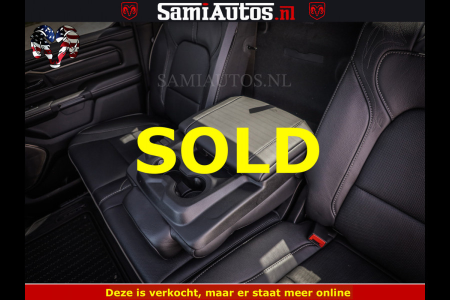 Dodge Ram DELMONICO | LIMITED NIGHT 5.7 V8 | BOM VOL | HUD | LUCHTVERING | MEEST LUXE DUBBELE CABINE | 5 PERSOONS | ROYALE STOELEN MET LUXE BEKLEDING | DC | GRIJSKENTEKEN | Z.G.A.N | EERSTE EIGENAAR | ORIGINELE NEDERLANDSE AUTO | | De specialist in Amerikaanse pick‑ups in Nederland en Europa.