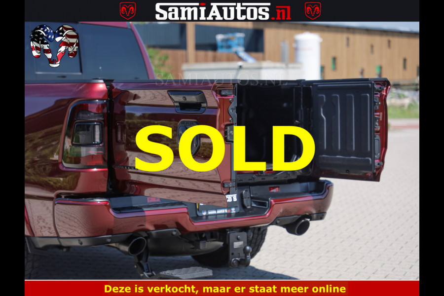 Dodge Ram DELMONICO | LIMITED NIGHT 5.7 V8 | BOM VOL | HUD | LUCHTVERING | MEEST LUXE DUBBELE CABINE | 5 PERSOONS | ROYALE STOELEN MET LUXE BEKLEDING | DC | GRIJSKENTEKEN | Z.G.A.N | EERSTE EIGENAAR | ORIGINELE NEDERLANDSE AUTO | | De specialist in Amerikaanse pick‑ups in Nederland en Europa.