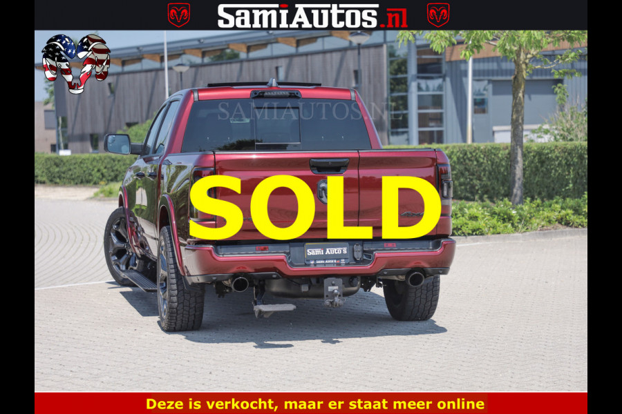 Dodge Ram DELMONICO | LIMITED NIGHT 5.7 V8 | BOM VOL | HUD | LUCHTVERING | MEEST LUXE DUBBELE CABINE | 5 PERSOONS | ROYALE STOELEN MET LUXE BEKLEDING | DC | GRIJSKENTEKEN | Z.G.A.N | EERSTE EIGENAAR | ORIGINELE NEDERLANDSE AUTO | | De specialist in Amerikaanse pick‑ups in Nederland en Europa.