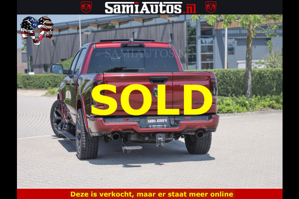 Dodge Ram DELMONICO | LIMITED NIGHT 5.7 V8 | BOM VOL | HUD | LUCHTVERING | MEEST LUXE DUBBELE CABINE | 5 PERSOONS | ROYALE STOELEN MET LUXE BEKLEDING | DC | GRIJSKENTEKEN | Z.G.A.N | EERSTE EIGENAAR | ORIGINELE NEDERLANDSE AUTO | | De specialist in Amerikaanse pick‑ups in Nederland en Europa.