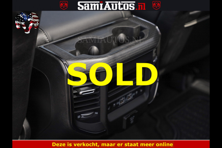 Dodge Ram DELMONICO | LIMITED NIGHT 5.7 V8 | BOM VOL | HUD | LUCHTVERING | MEEST LUXE DUBBELE CABINE | 5 PERSOONS | ROYALE STOELEN MET LUXE BEKLEDING | DC | GRIJSKENTEKEN | Z.G.A.N | EERSTE EIGENAAR | ORIGINELE NEDERLANDSE AUTO | | De specialist in Amerikaanse pick‑ups in Nederland en Europa.