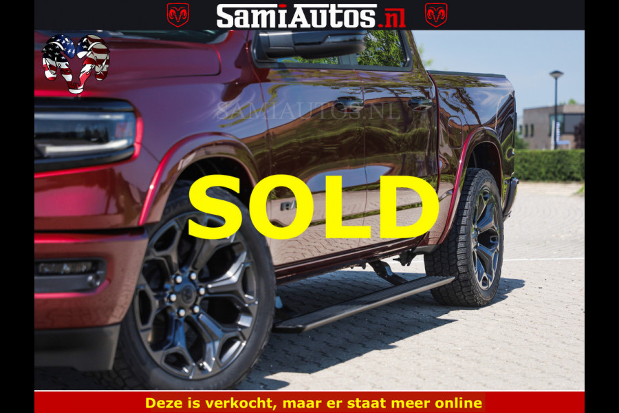 Dodge Ram DELMONICO | LIMITED NIGHT 5.7 V8 | BOM VOL | HUD | LUCHTVERING | MEEST LUXE DUBBELE CABINE | 5 PERSOONS | ROYALE STOELEN MET LUXE BEKLEDING | DC | GRIJSKENTEKEN | Z.G.A.N | EERSTE EIGENAAR | ORIGINELE NEDERLANDSE AUTO | | De specialist in Amerikaanse pick‑ups in Nederland en Europa.