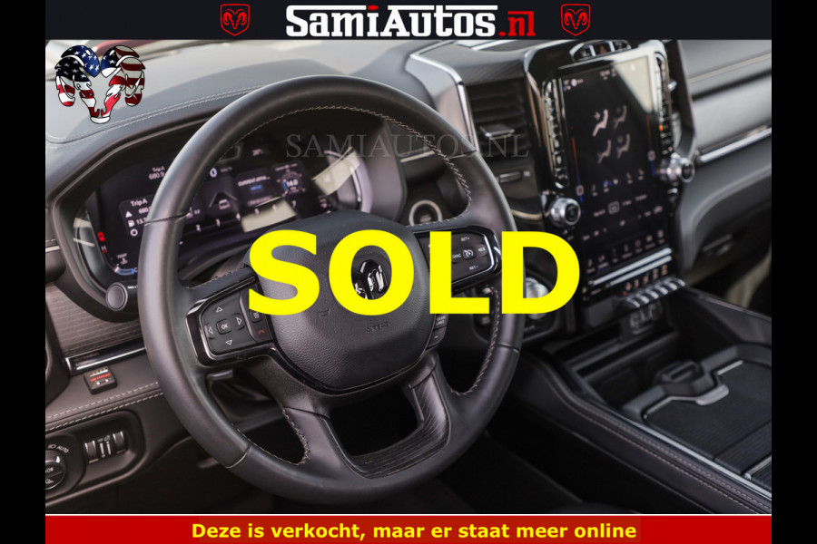 Dodge Ram DELMONICO | LIMITED NIGHT 5.7 V8 | BOM VOL | HUD | LUCHTVERING | MEEST LUXE DUBBELE CABINE | 5 PERSOONS | ROYALE STOELEN MET LUXE BEKLEDING | DC | GRIJSKENTEKEN | Z.G.A.N | EERSTE EIGENAAR | ORIGINELE NEDERLANDSE AUTO | | De specialist in Amerikaanse pick‑ups in Nederland en Europa.
