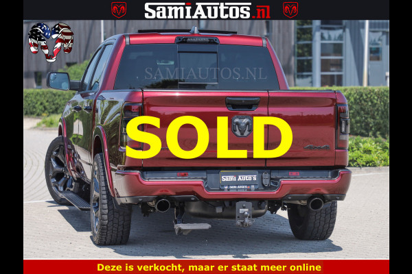 Dodge Ram DELMONICO | LIMITED NIGHT 5.7 V8 | BOM VOL | HUD | LUCHTVERING | MEEST LUXE DUBBELE CABINE | 5 PERSOONS | ROYALE STOELEN MET LUXE BEKLEDING | DC | GRIJSKENTEKEN | Z.G.A.N | EERSTE EIGENAAR | ORIGINELE NEDERLANDSE AUTO | | De specialist in Amerikaanse pick‑ups in Nederland en Europa.